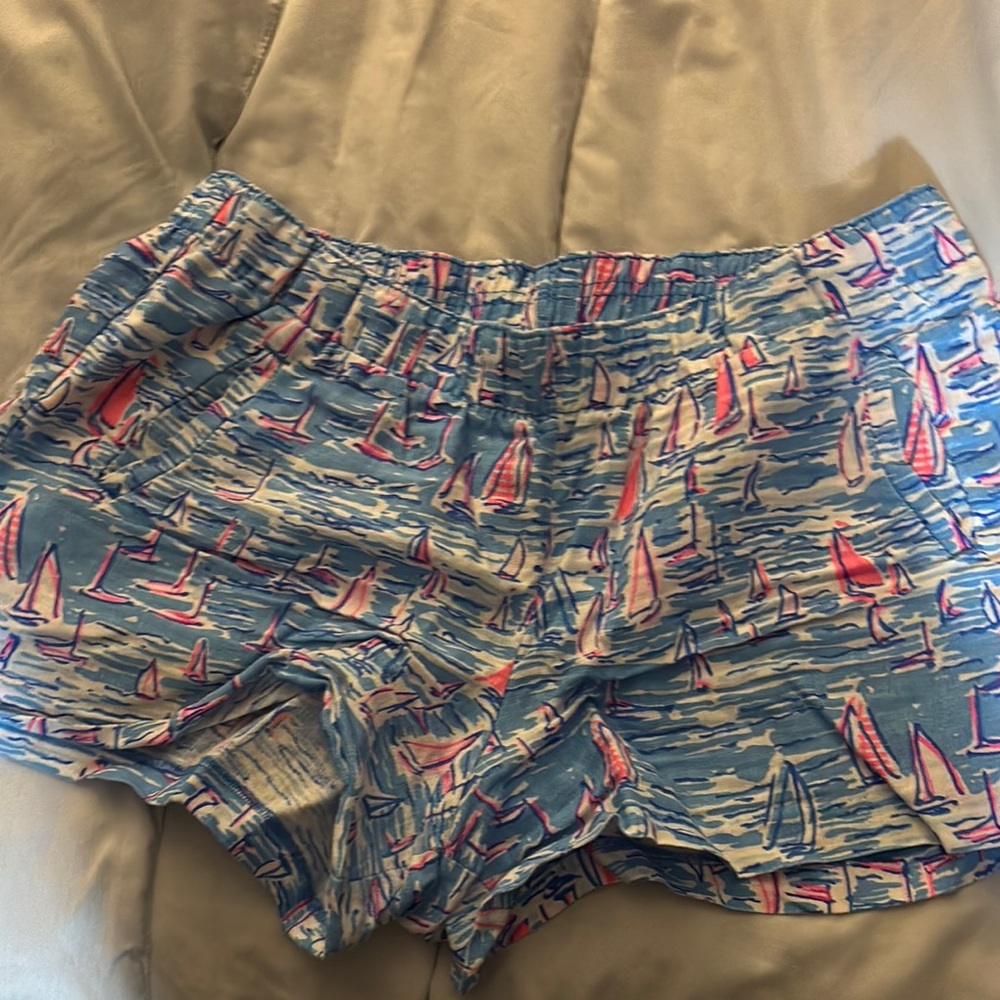 Boatylicious Lilly Pulitzer cotton stretch shorts